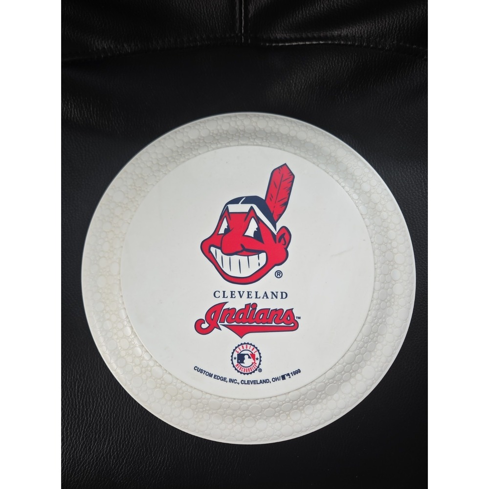 Vintage 1999 Cleveland Indians Chief Wahoo Frisbee Flying Disc Custom Edge MLB